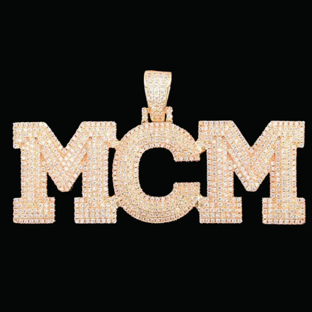 Fit Luxury Iced Out Personalized Custom Name Necklace Pendant - Premium Custom Jewelry - CaratixJewelry